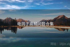 电鸽子高频问题合集
