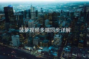 菠萝视频多端同步详解