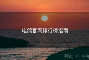 电鸽官网排行榜指南