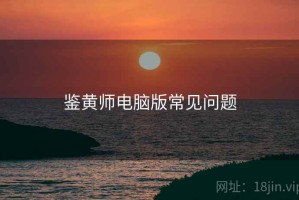 鉴黄师电脑版常见问题