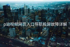 p站视频网页入口导航投屏故障详解