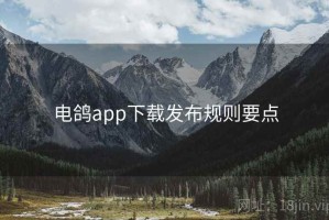 电鸽app下载发布规则要点
