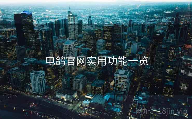 电鸽官网实用功能一览 电鸽官网实用功能一览